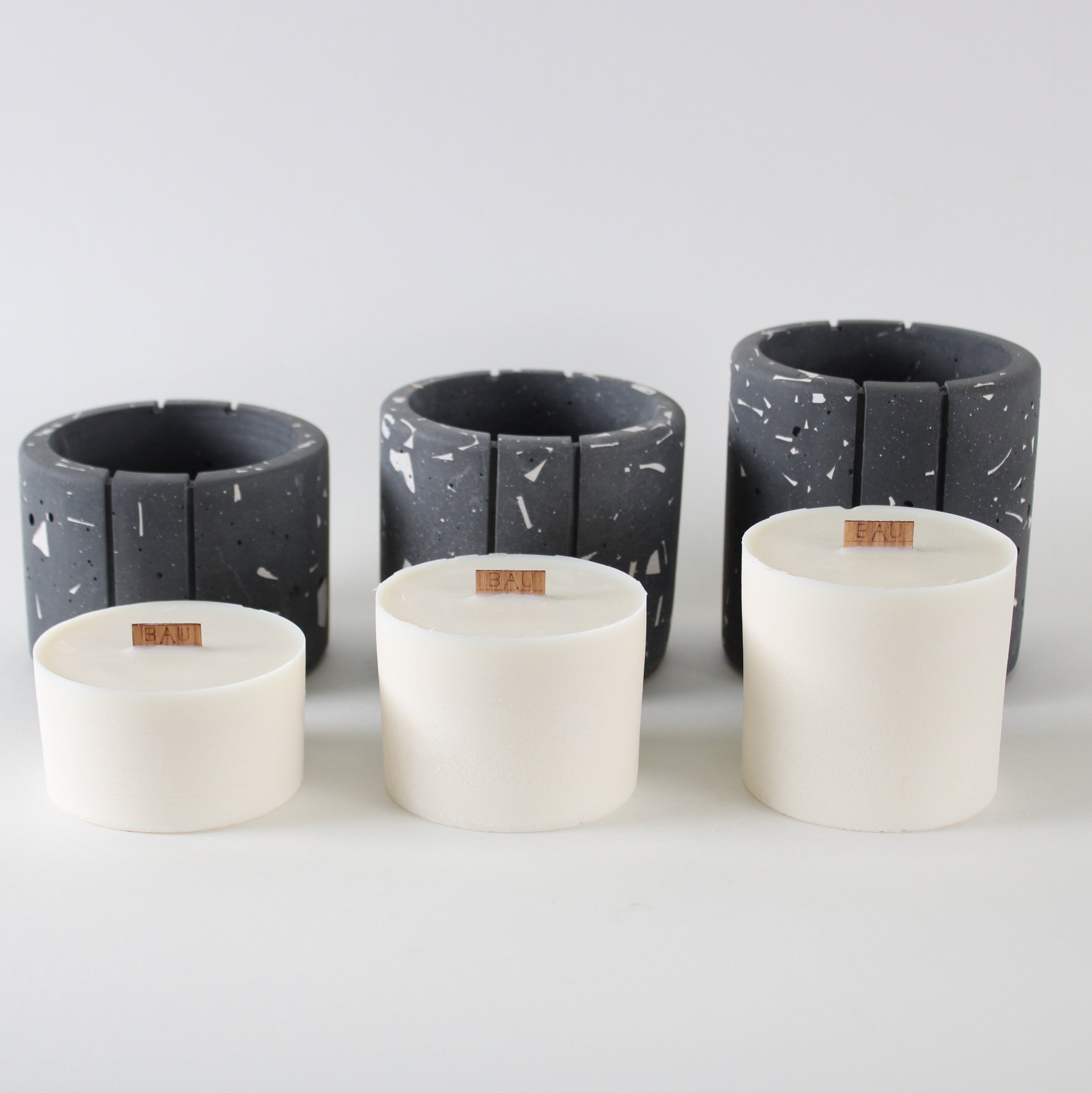 Velas Aromáticas Round Fire & 3 REFILLS.