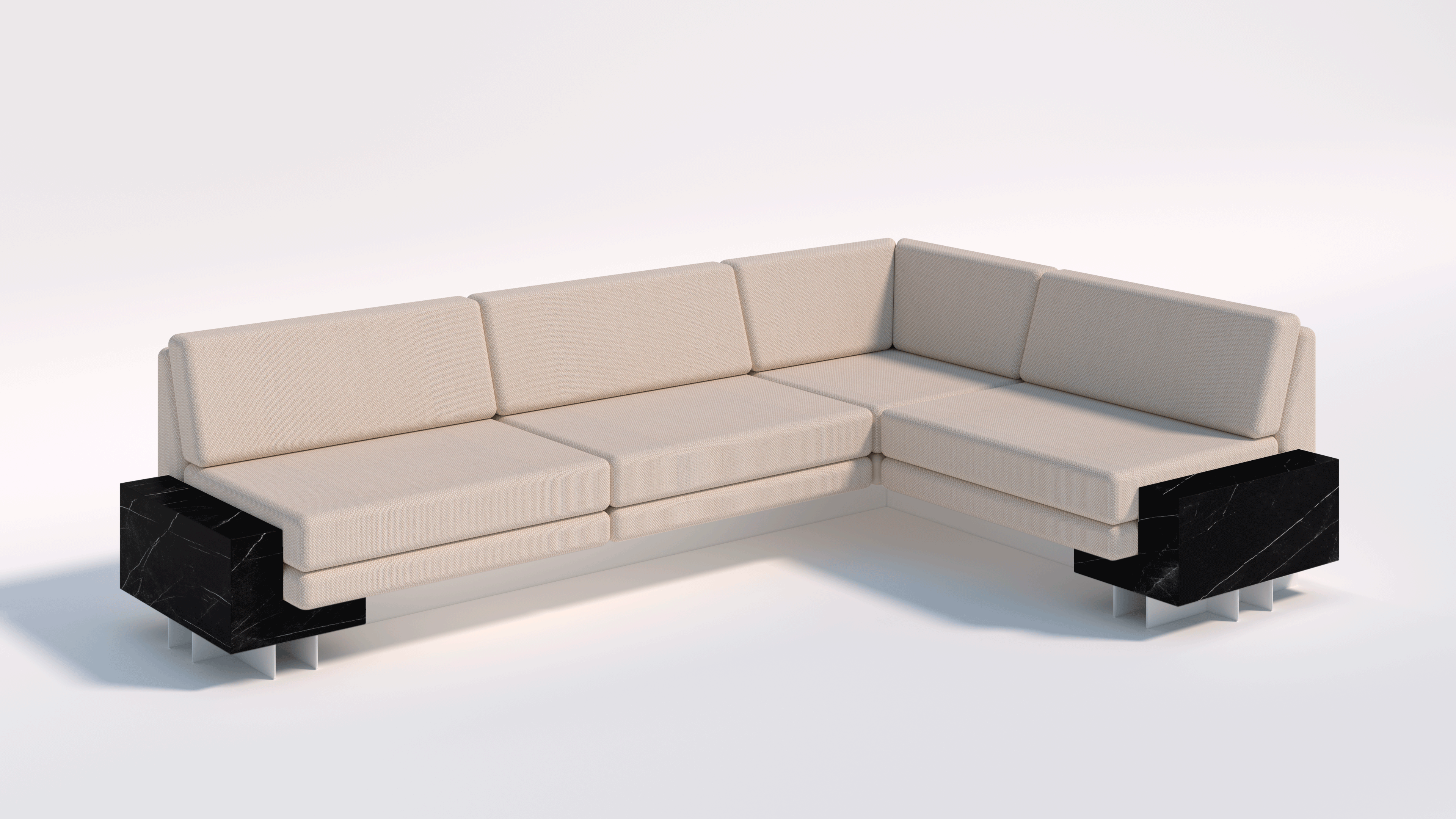 Sofa "L" Stone Age.